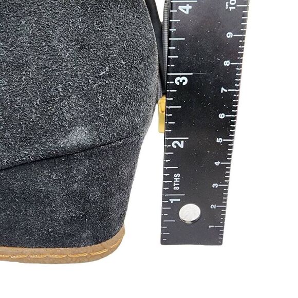 Franco Sarto Lamerosa Women’s Ankle Boots Monk Strap Black Suede, Size 8.5 - Picture 15 of 16